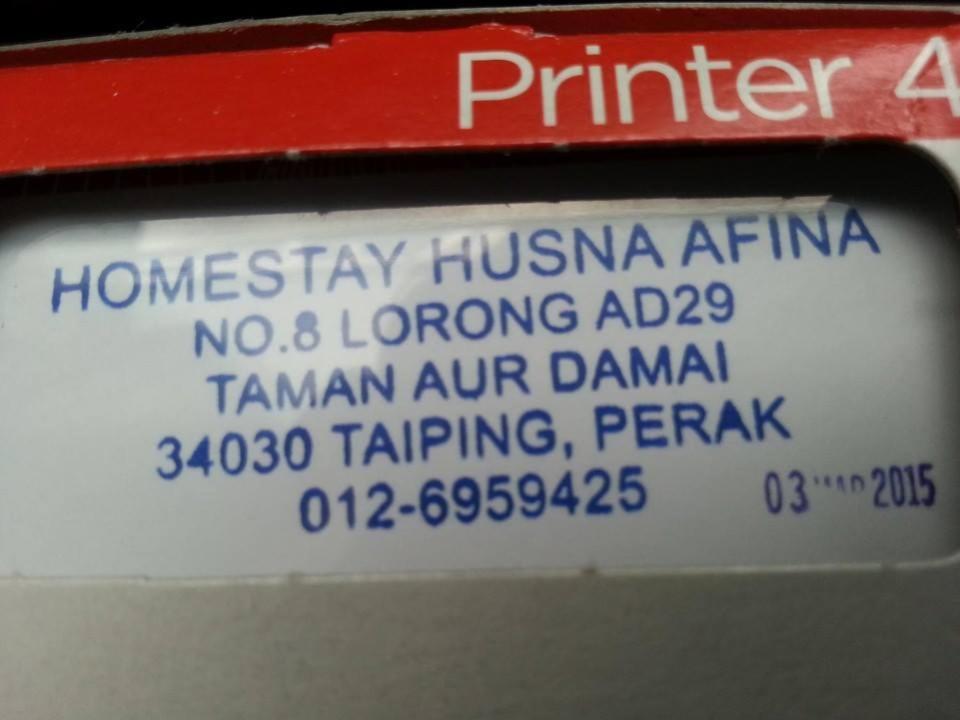 Taiping Homestay Husna Afina Exterior photo